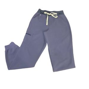 Figs space navy jogger scrub